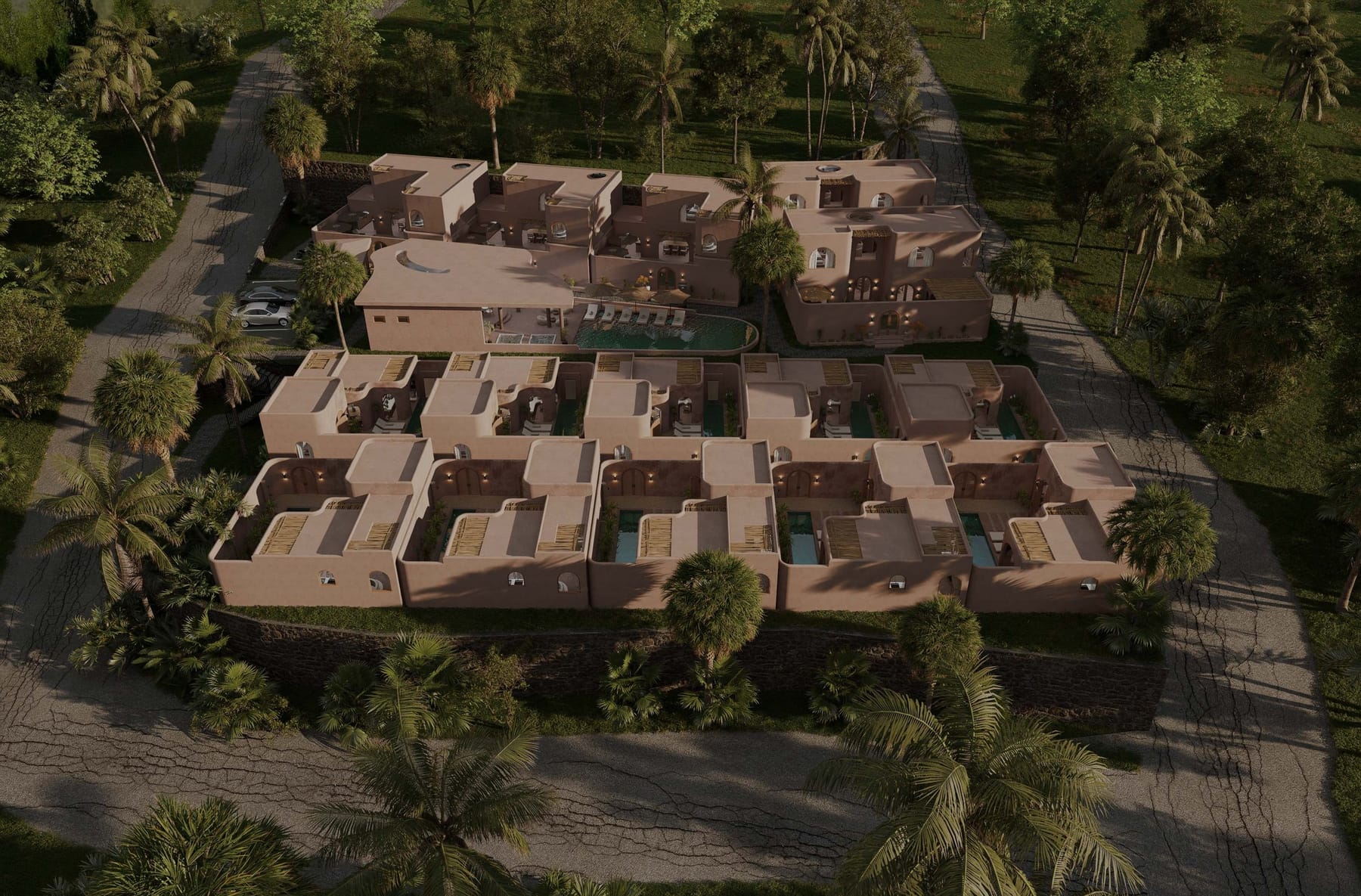 Render: overview of the fifteen keys